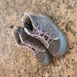 Girls Stride Rite Leather Boots - Size 10.5